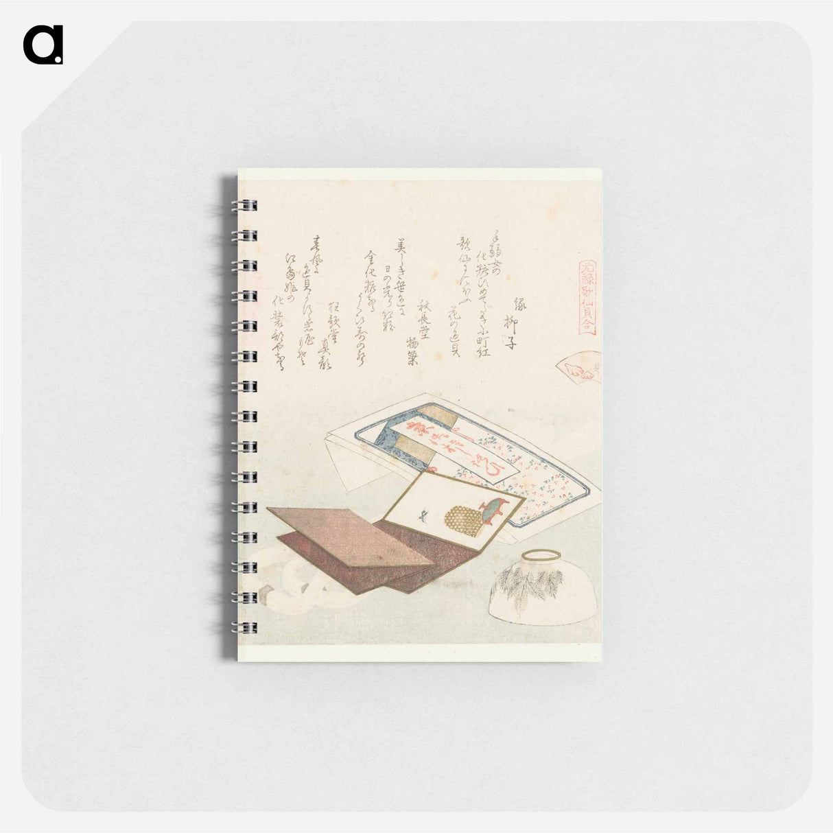 A comparison of Genroku poems and shells - 葛飾 北斎 Memo.