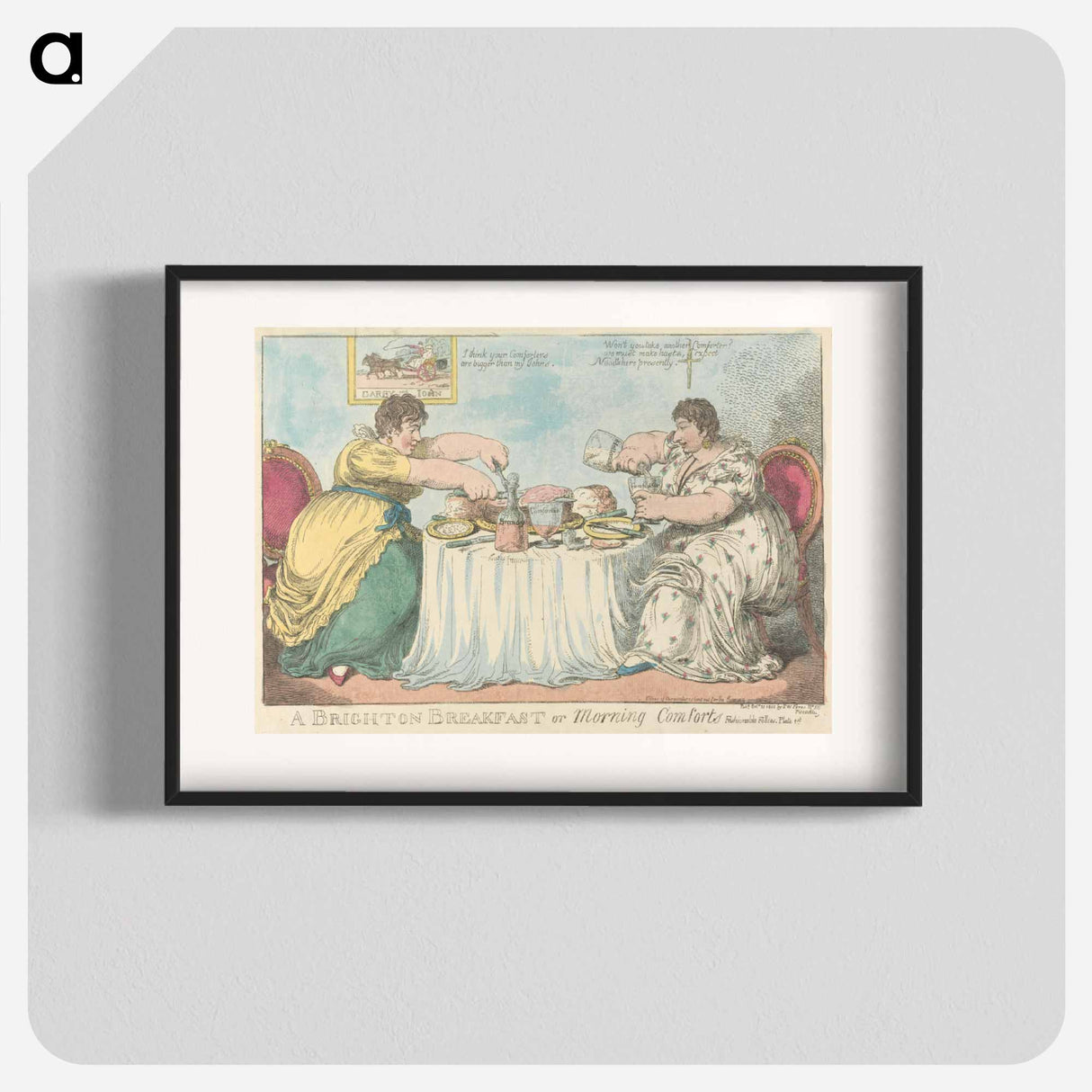 アートポスター-A Brighton Breakfast or Morning Comforts
- イェール大学アートギャラリー Poster.