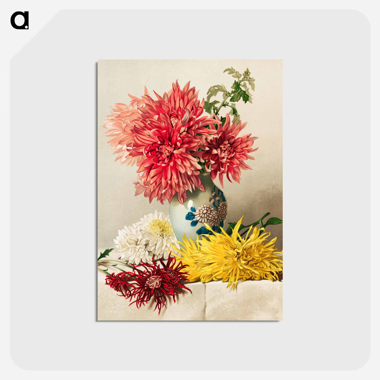 アートポストカード-Chrysanthemums
- ボストン公共図書館 Postcard.