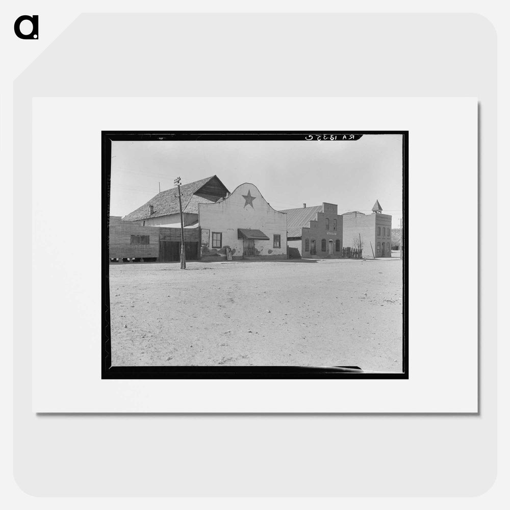 The movie theatre of Escalante, Utah - Dorothea Lange Poster.
