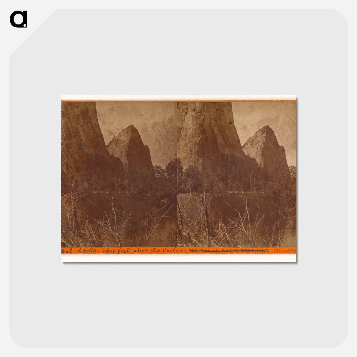アートポストカード-Cathedral Rocks
- エドワード マイブリッジ Postcard.