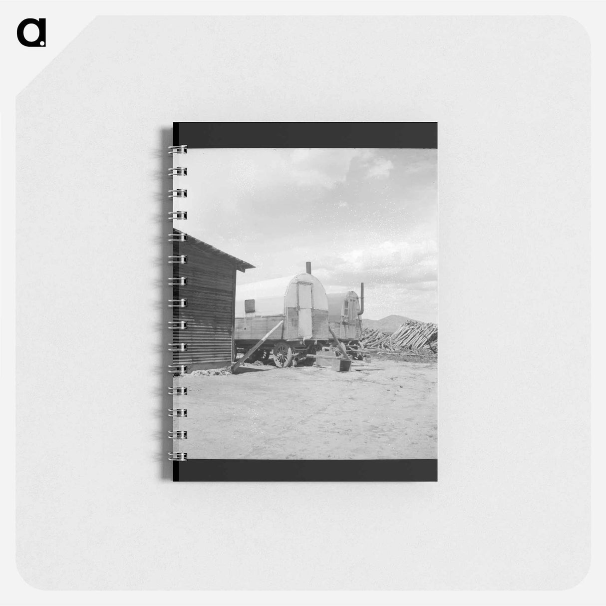 アートメモ帳-Central Utah fry land adjustment project - ドロテア ラング Memo.