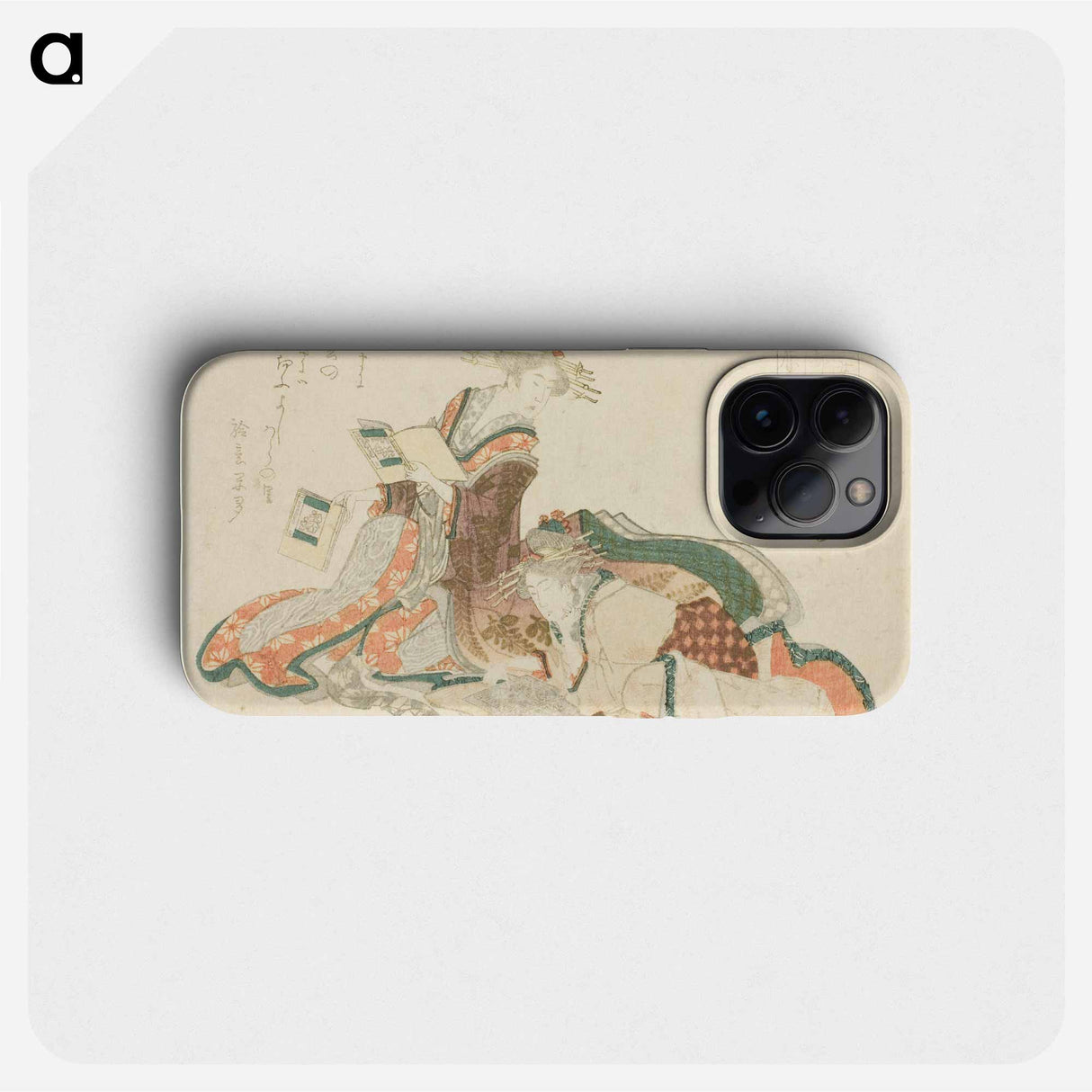 Hokusai's Young Woman - Katsushika Hokusai Phone Case.