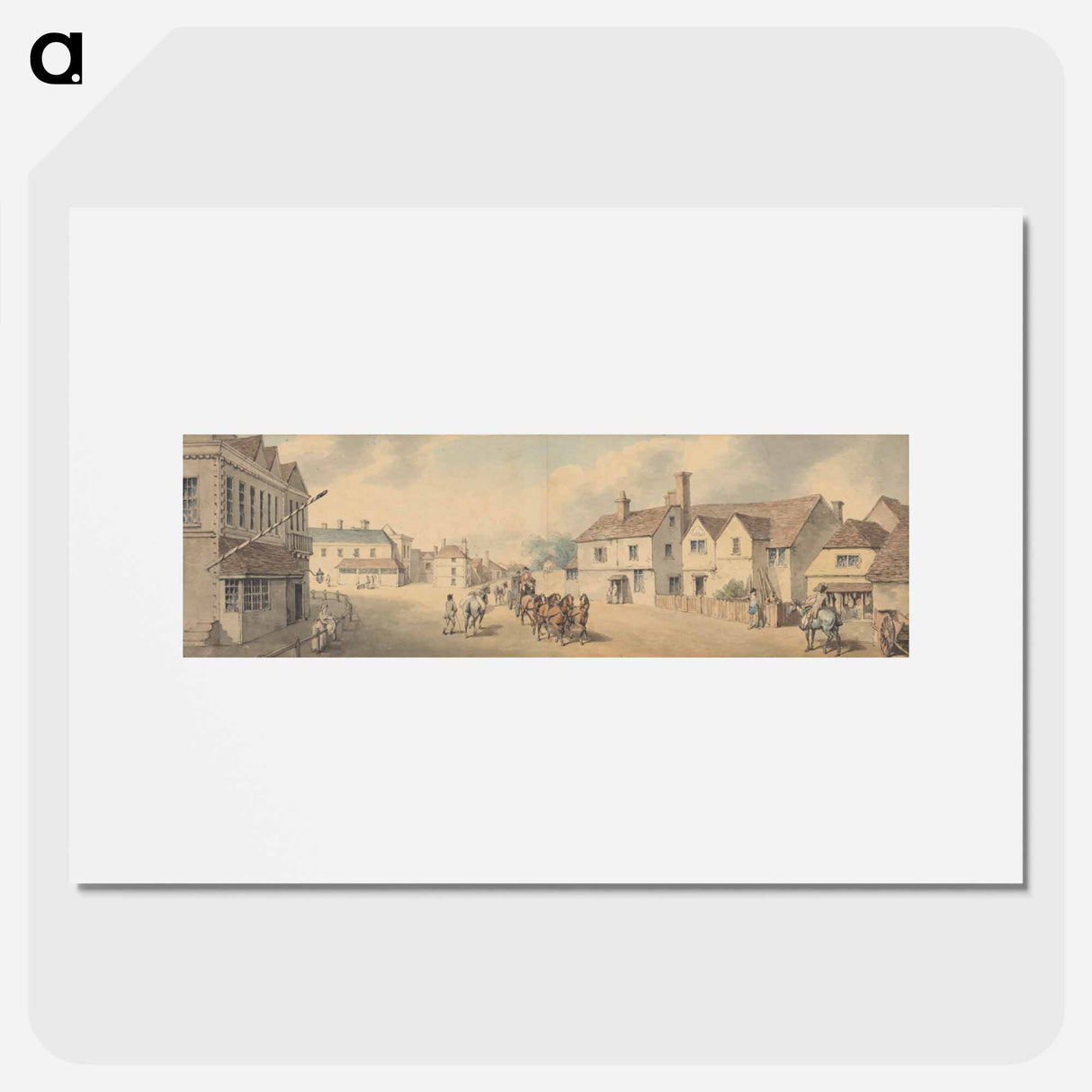 アートポスター-A Coach and Four Passing Through Chippenham, Wiltshire
- イェール大学アートギャラリー Poster.