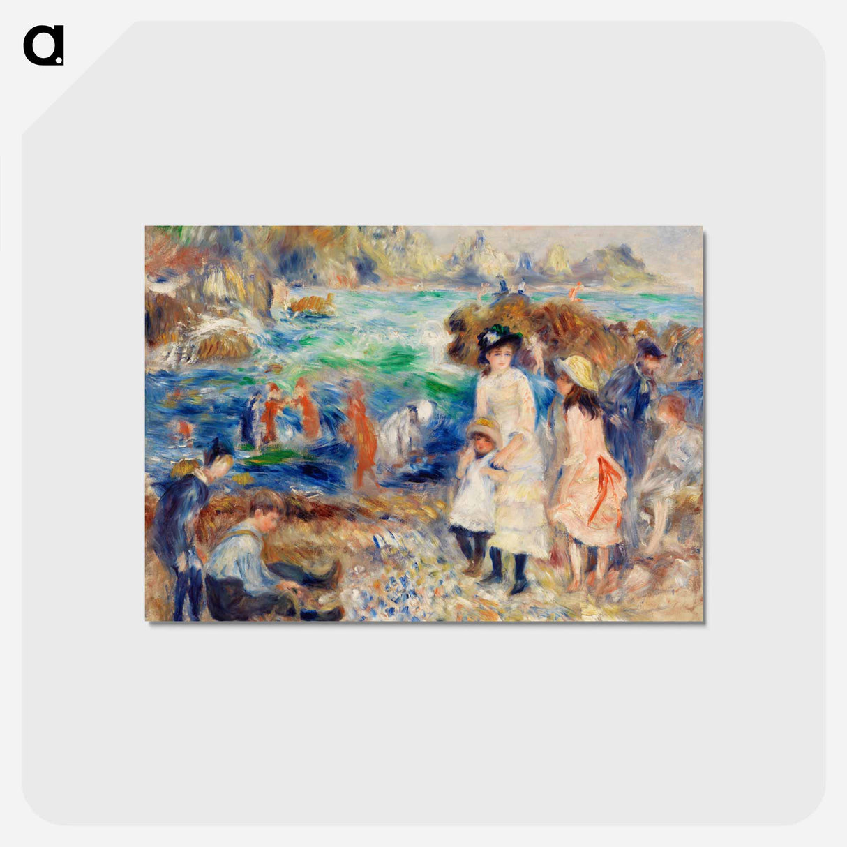 アートポストカード-Children on the Seashore, Guernsey
- バーンズ・コレクション Postcard.