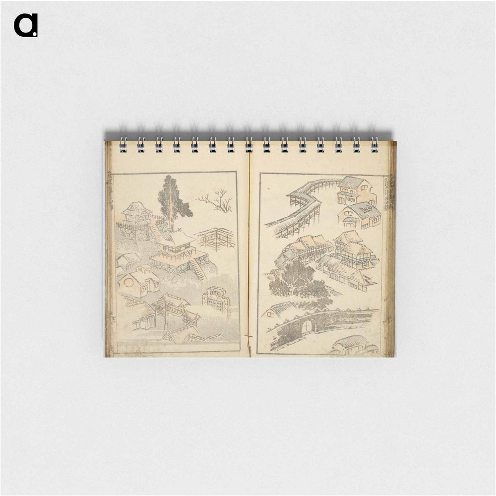 Random sketches by Hokusai volumes 1 to 11 - 葛飾 北斎 Memo.