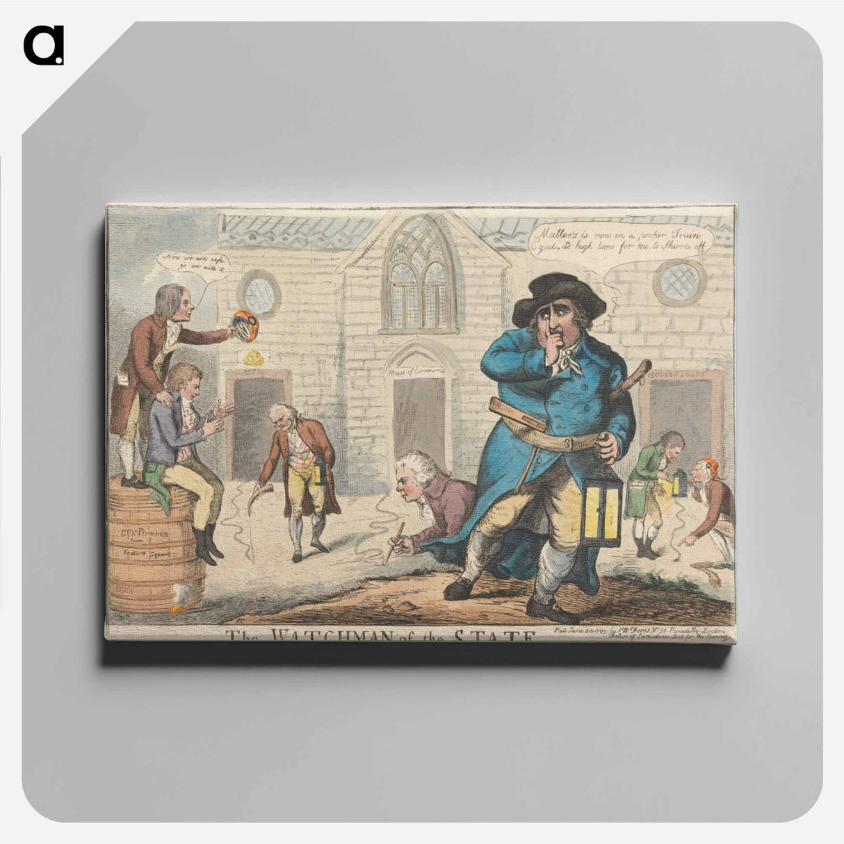 アートパネル-The Watchman of the State
- イェール大学アートギャラリー Canvas.