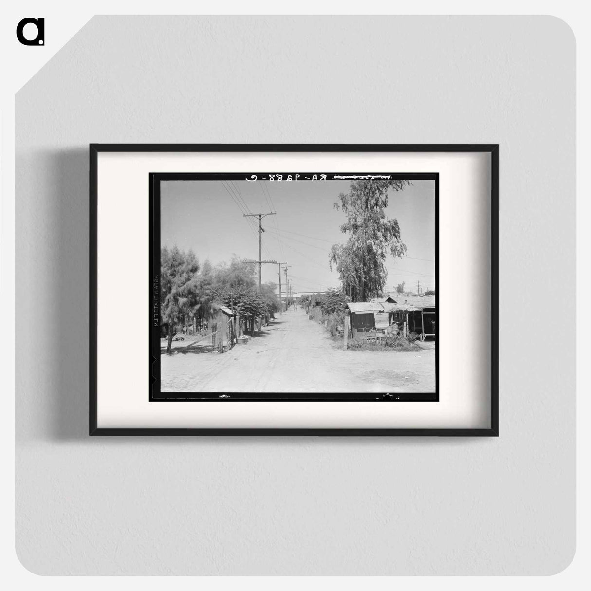Slums of Brawley - Dorothea Lange Poster.