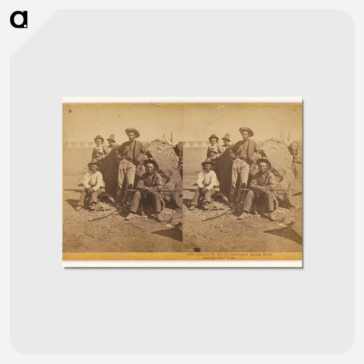 アートポストカード-Donald McKy and His Chief Men
- エドワード マイブリッジ Postcard.