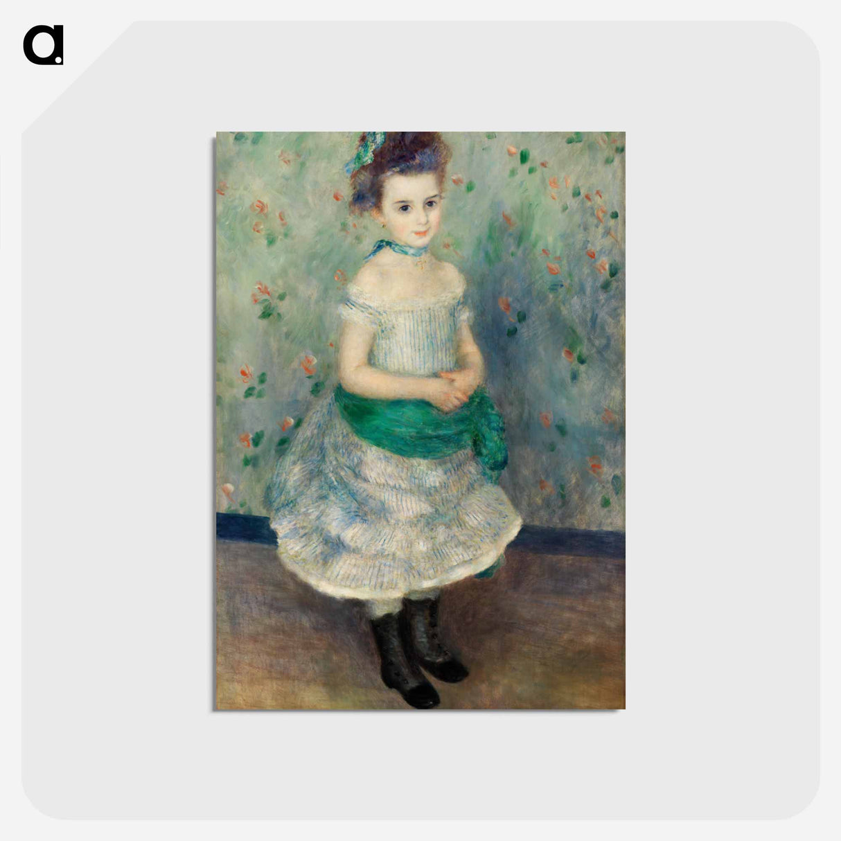 アートポストカード-Portrait of Jeanne Durand-Ruel
- バーンズ・コレクション Postcard.