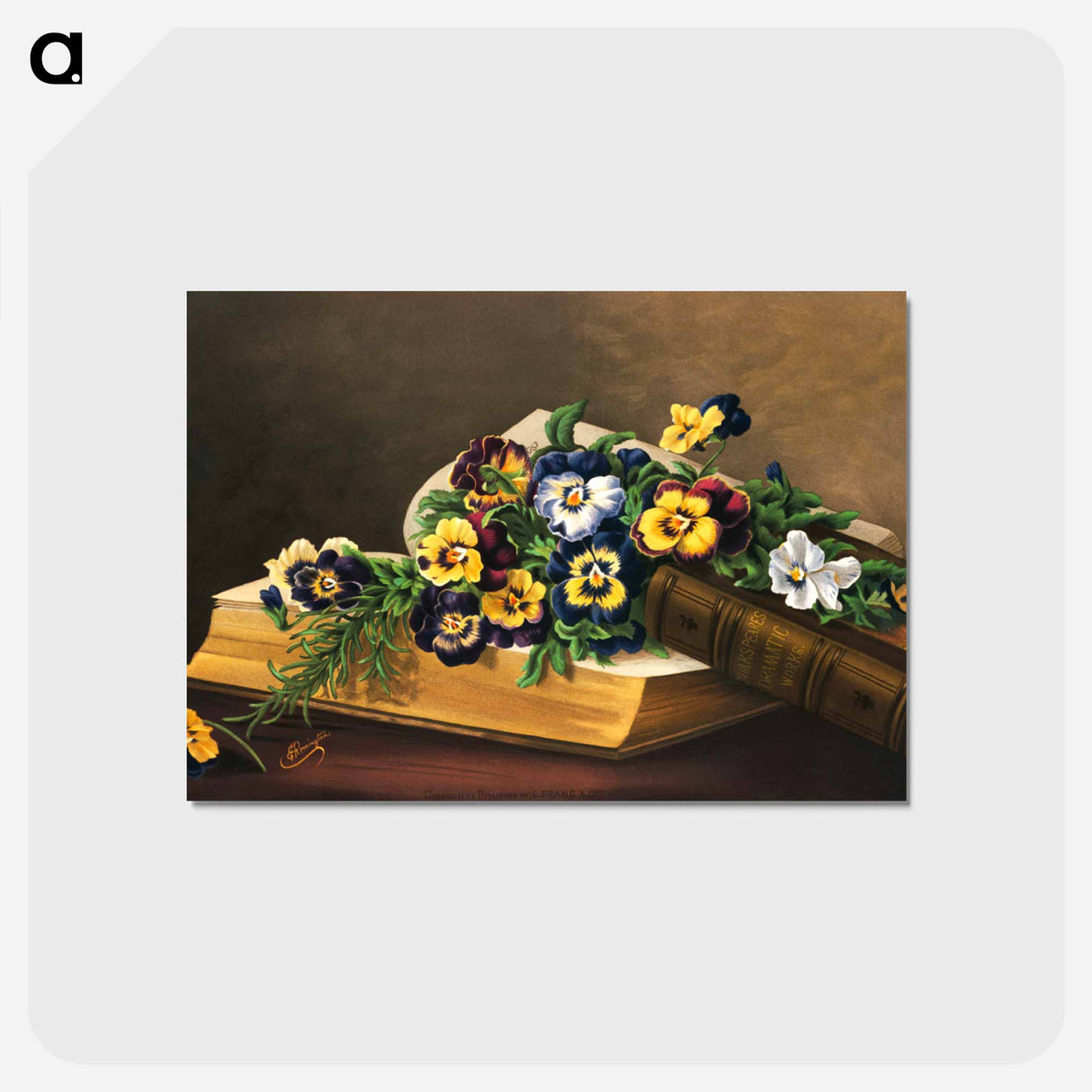 アートポストカード-Flowers of Memory
- ボストン公共図書館 Postcard.