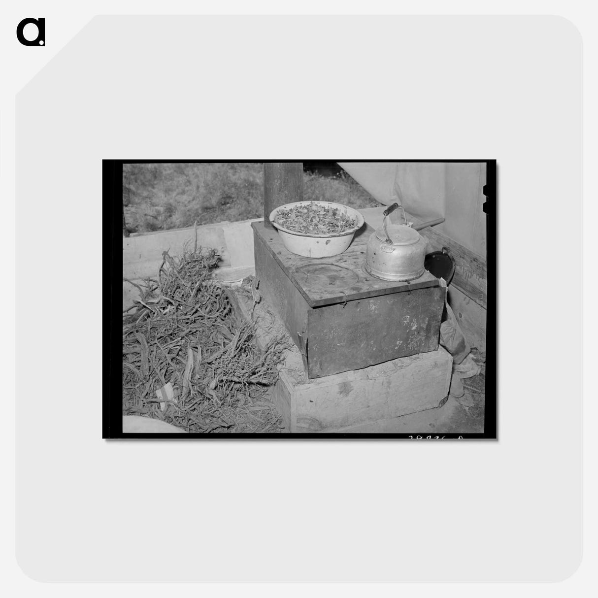 アートポストカード-Tent Home
- ラッセル リー Postcard.