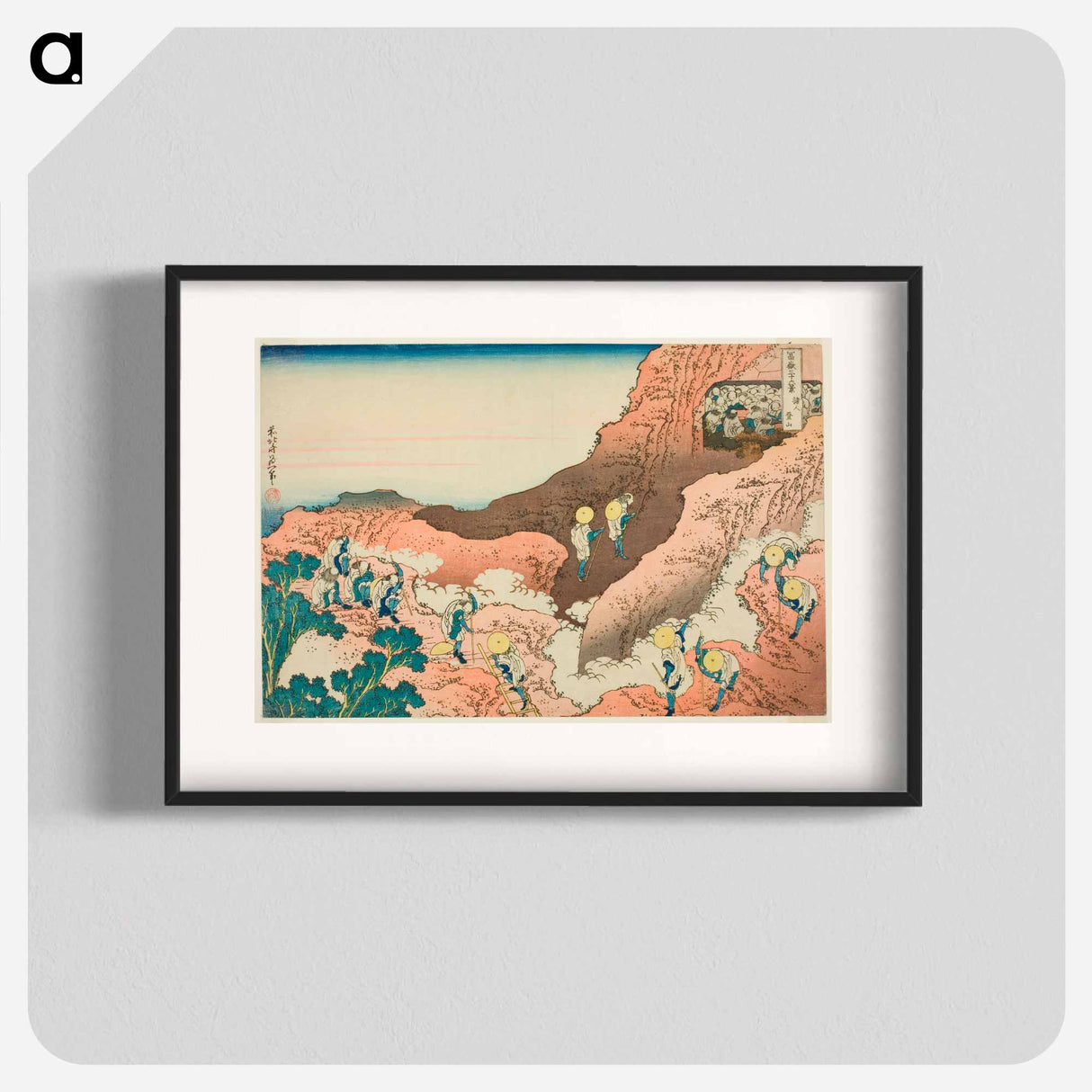 Hokusai's Thirty-six Views of Mount Fuji - Katsushika Hokusai Poster.