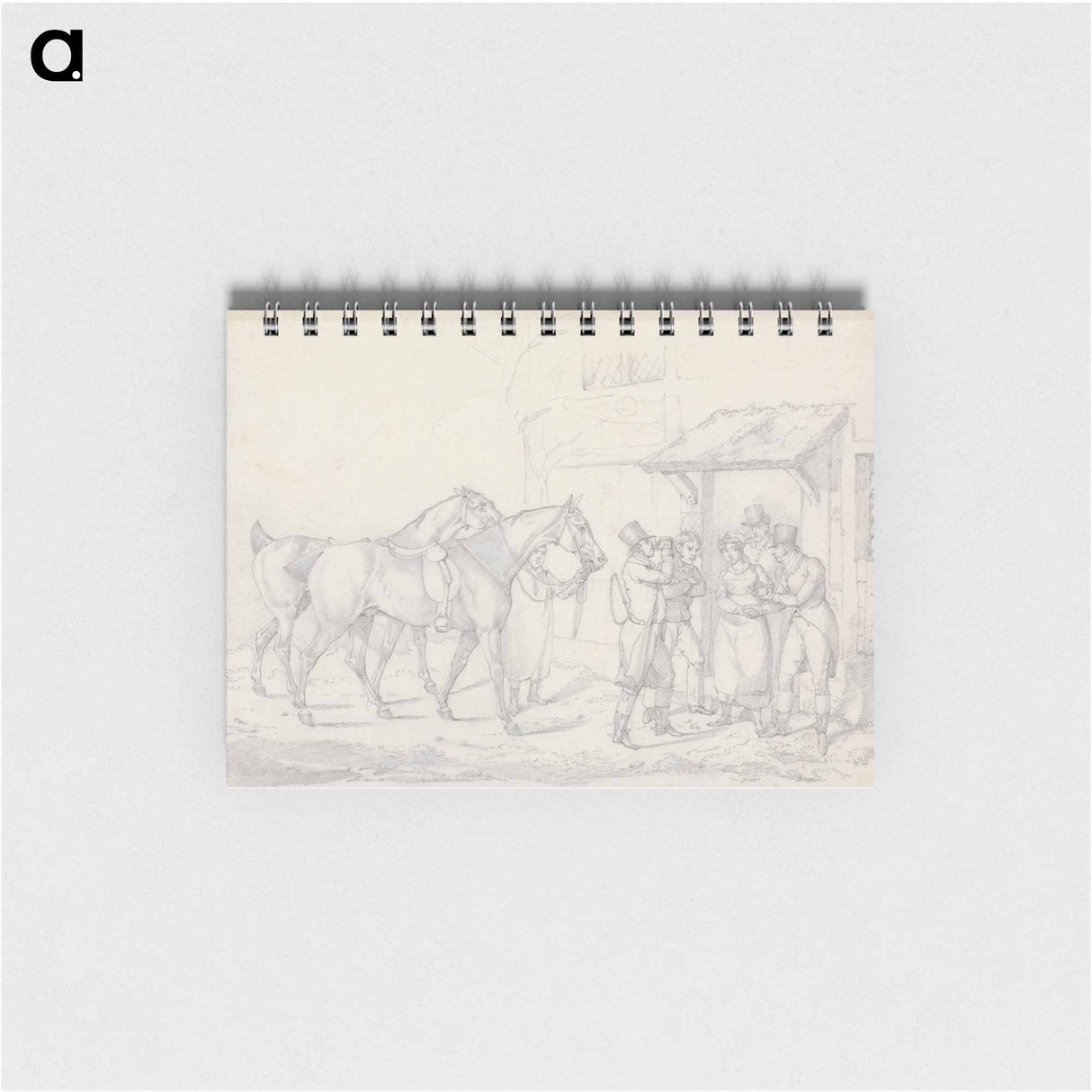 アートメモ帳-Scraps, No. 27: Two Dismounted Riders Drinking at an Alehouse Door
- イェール大学アートギャラリー Memo.