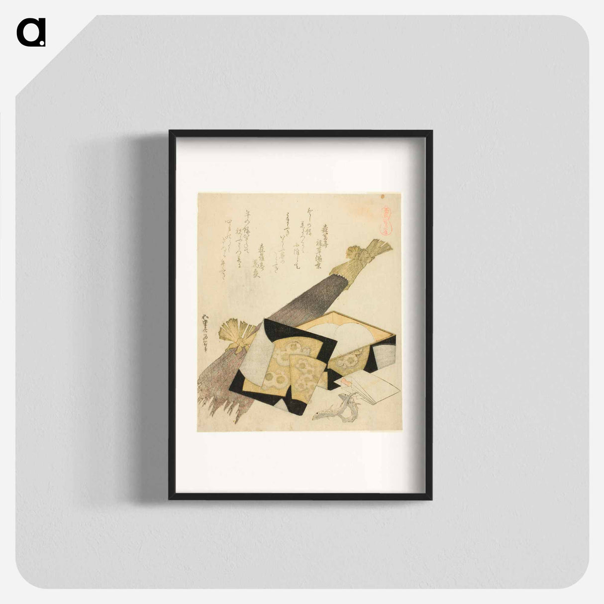 Hokusai's Burdock Root - Katsushika Hokusai Poster.