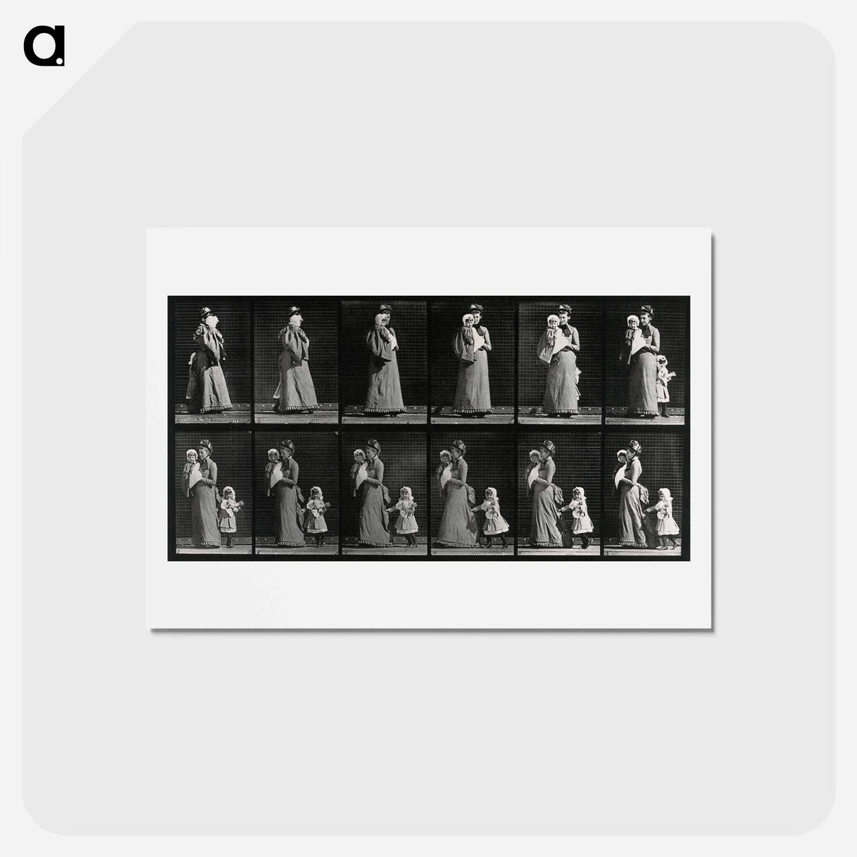 アートポストカード-Mother and Children
- エドワード マイブリッジ Postcard.