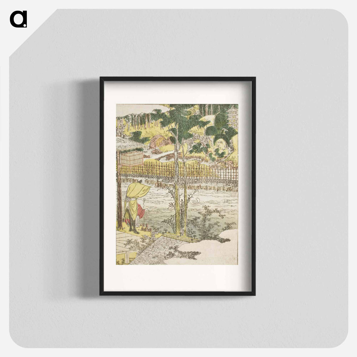 Oji Ebiya - Katsushika Hokusai Poster.