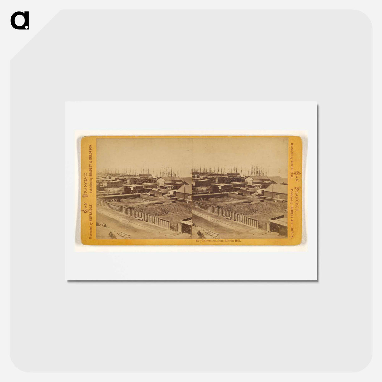 アートポストカード-Panorama, from Rincon Hill
- エドワード マイブリッジ Postcard.