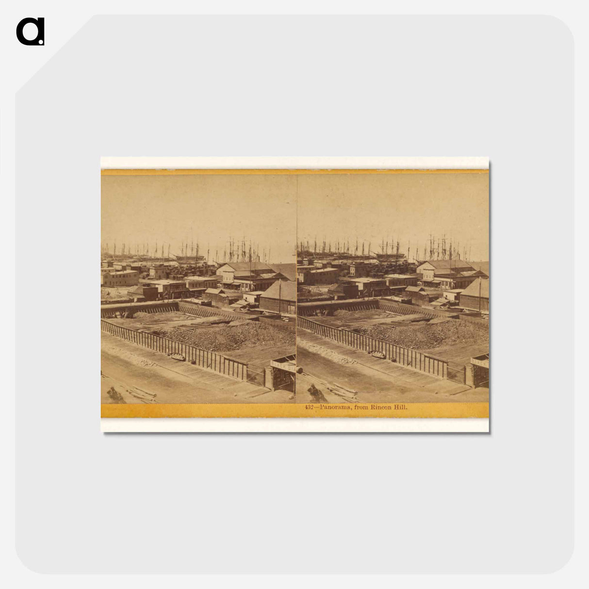 アートポストカード-Panorama, from Rincon Hill
- エドワード マイブリッジ Postcard.