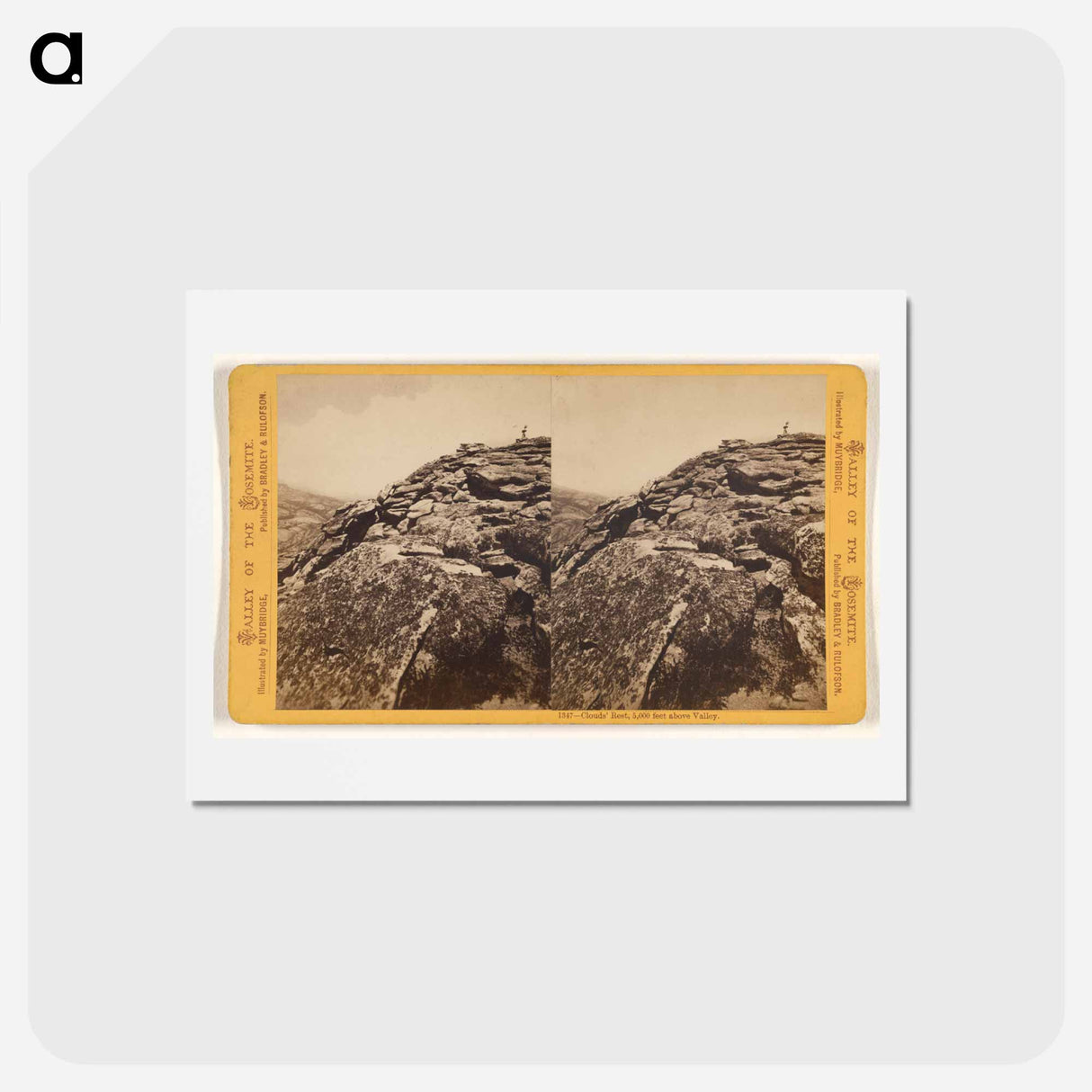 アートポストカード-Clouds' Rest
- エドワード マイブリッジ Postcard.