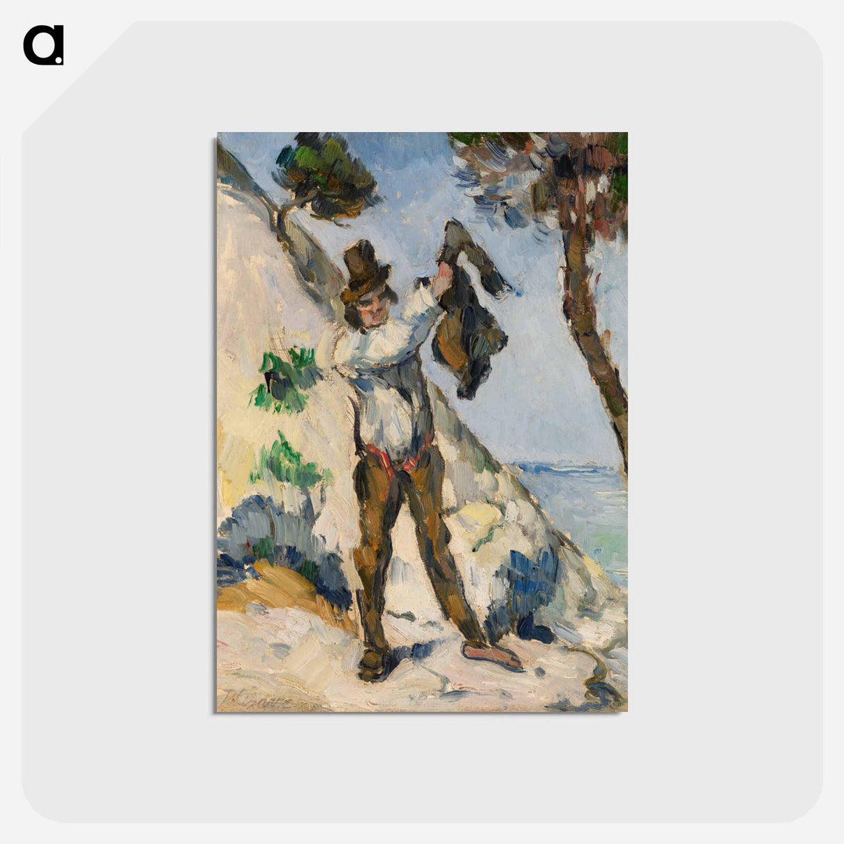アートポストカード-Man with a Vest
- バーンズ・コレクション Postcard.