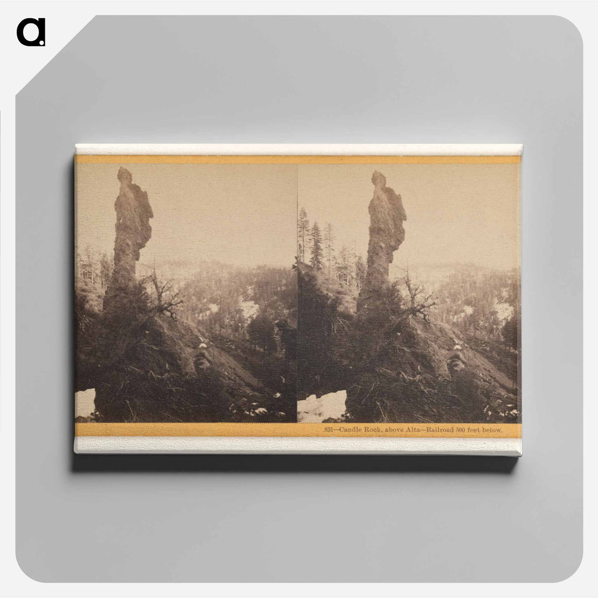 アートパネル-Candle Rock Above Alta
- エドワード マイブリッジ Canvas.