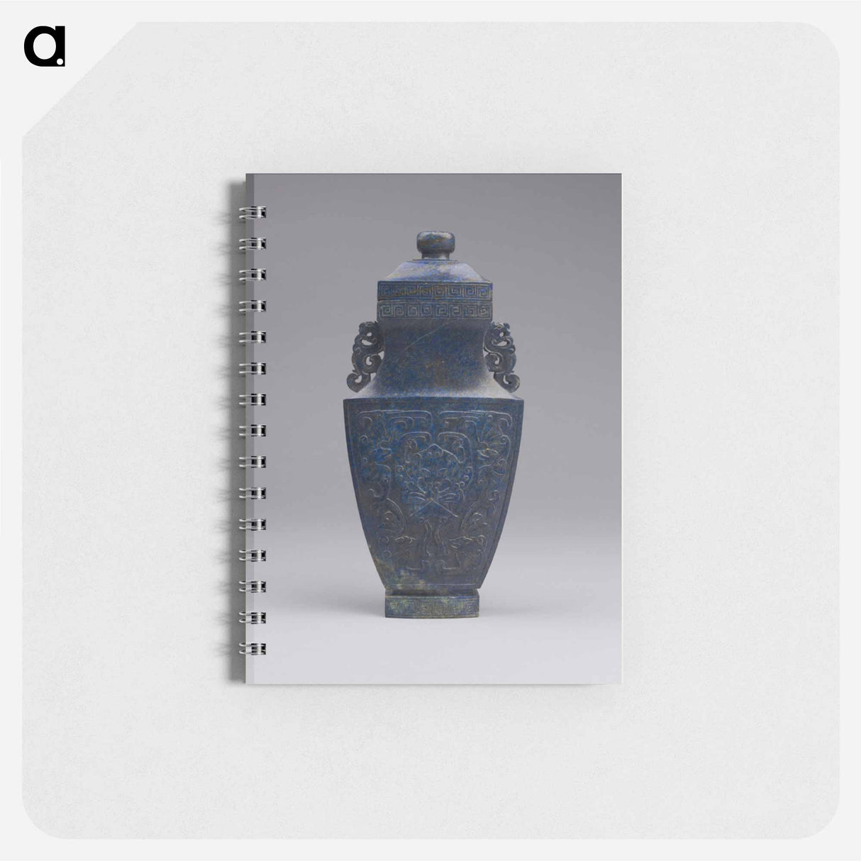 アートメモ帳-Covered Vase with Dragon Handles
- セントルイス美術館 Memo.