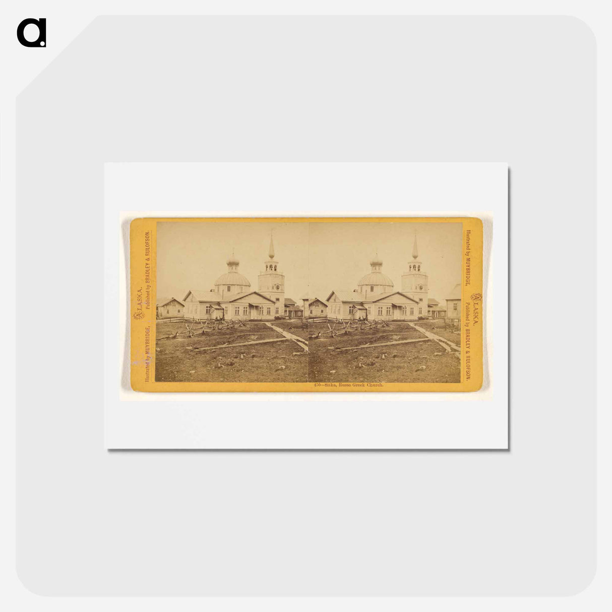 アートポストカード-Sitka, Russo Greek Church
- エドワード マイブリッジ Postcard.