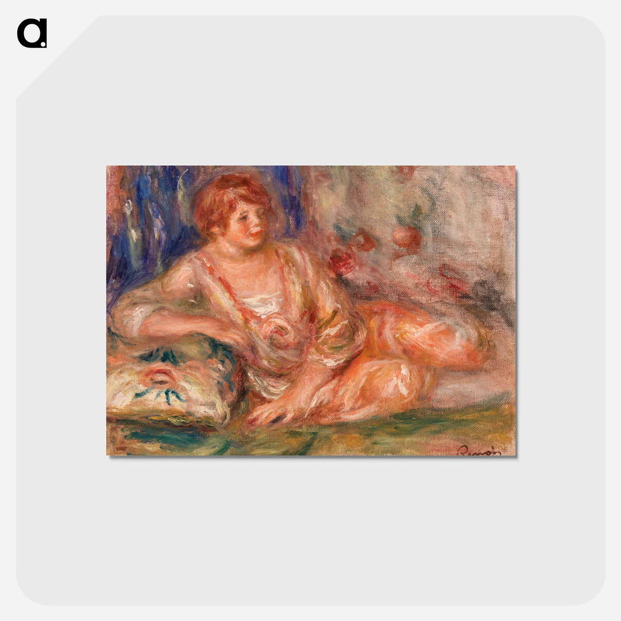 アートポストカード-Andrée in Pink, Reclining
- バーンズ・コレクション Postcard.