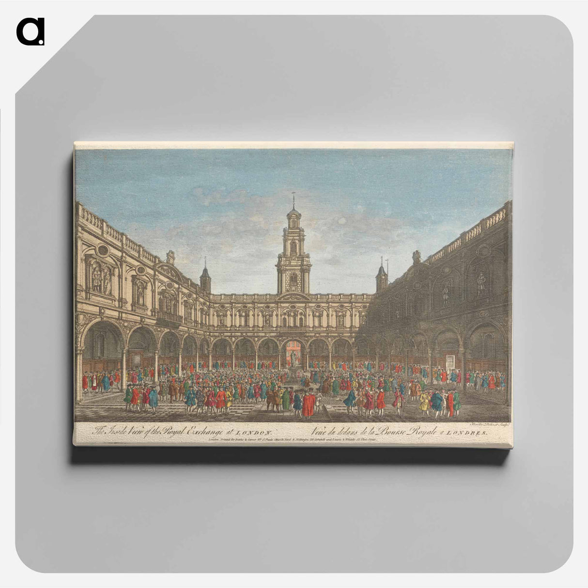 アートパネル-The Inside View of the Royal Exchange at London
- イェール大学アートギャラリー Canvas.