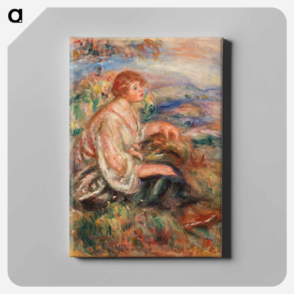 アートパネル-Woman in Tulle Blouse and Black Skirt
- バーンズ・コレクション Canvas.