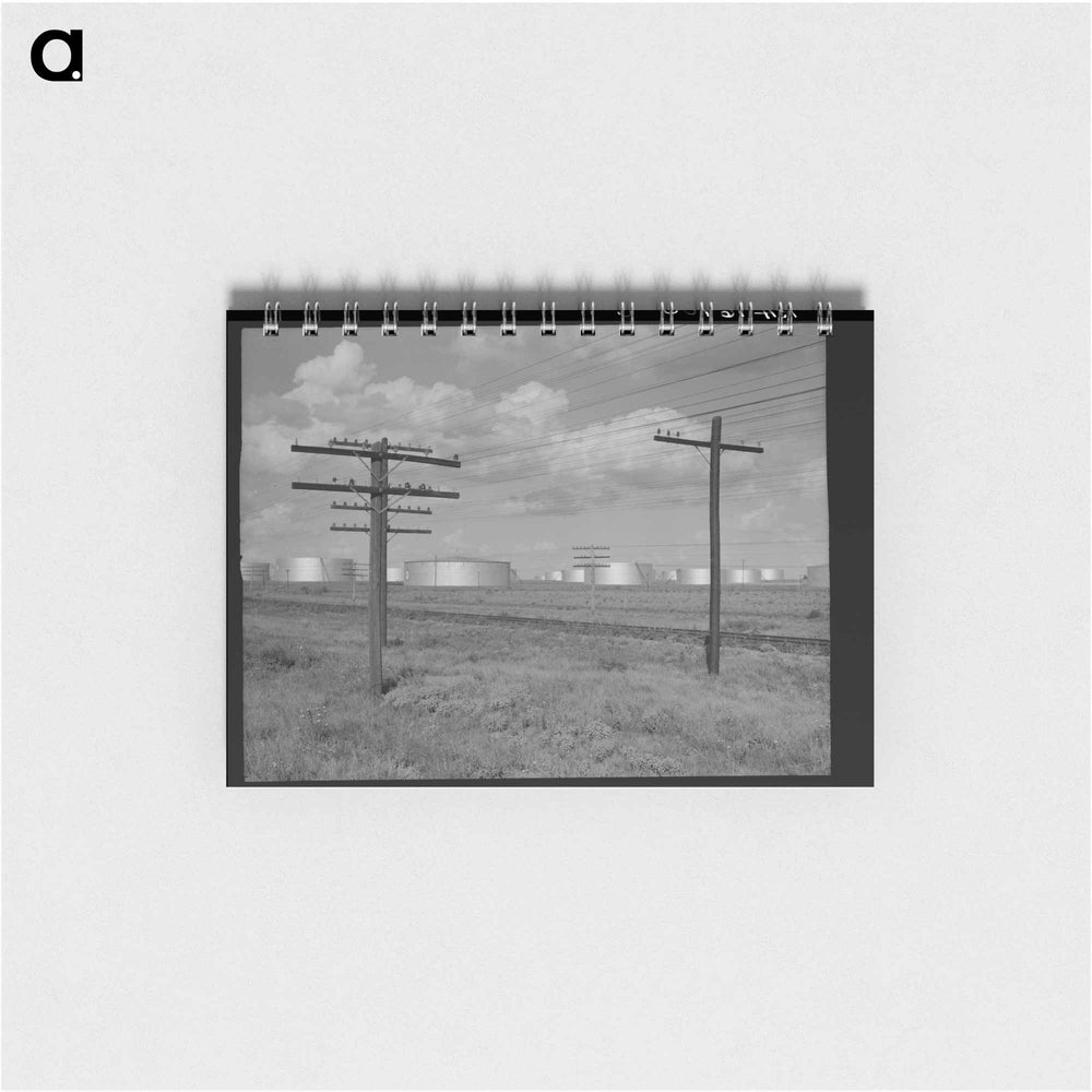 Oil tanks near Midland, western Texas - ドロテア ラング Memo.