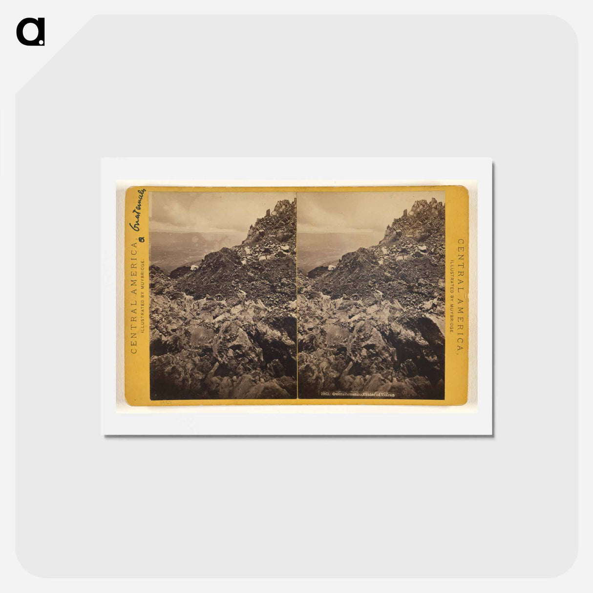 アートポストカード-Quezaltenango, Crater of Volcan
- エドワード マイブリッジ Postcard.