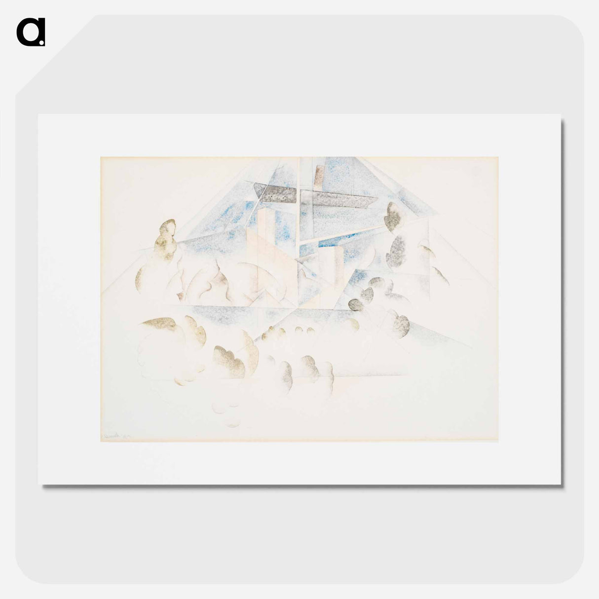 アートポスター-Bermuda, Masts and Foliage
- バーンズ・コレクション Poster.