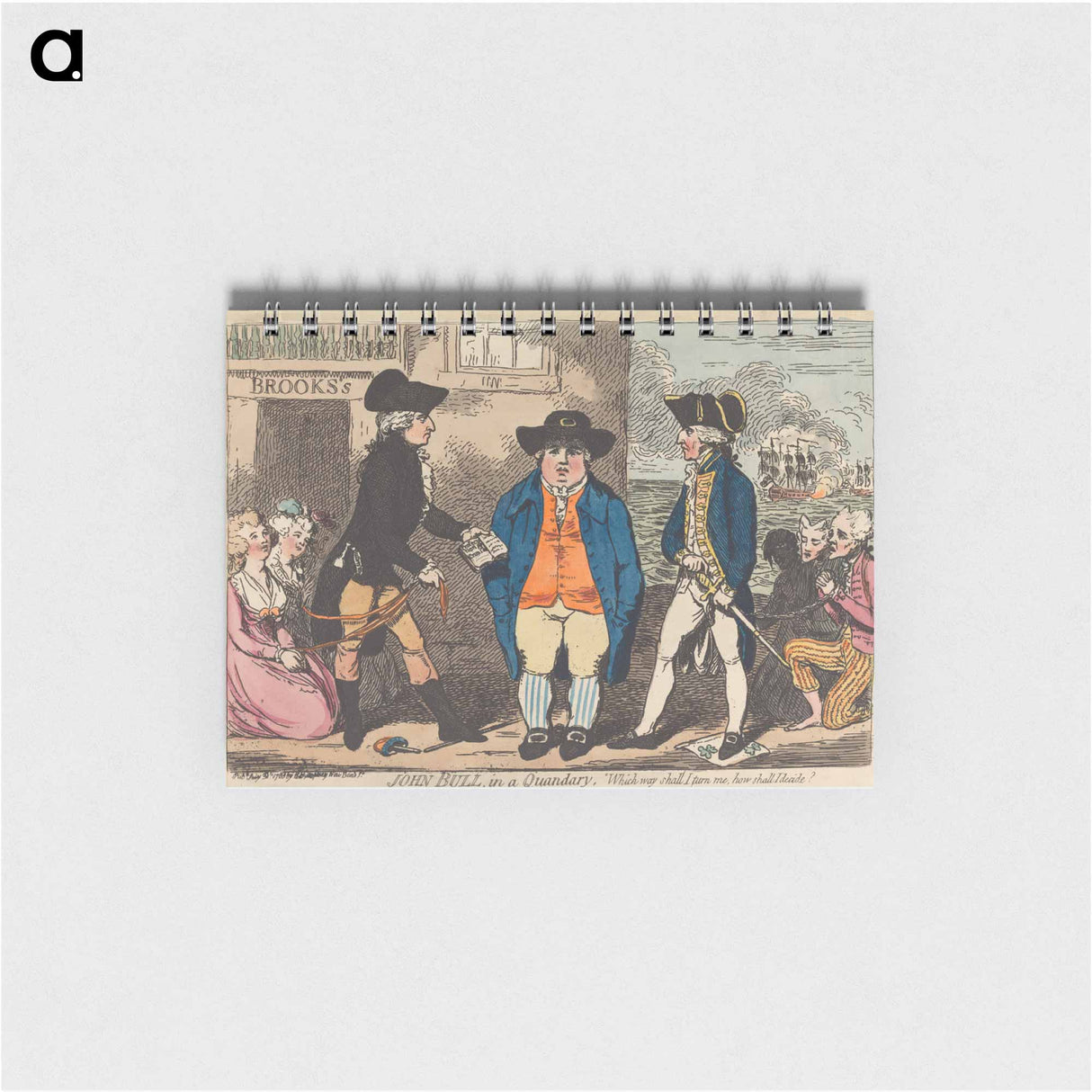 アートメモ帳-John Bull, in a Quandary, Which Way Shall I Turn Me, How Shall I Decide?
- イェール大学アートギャラリー Memo.