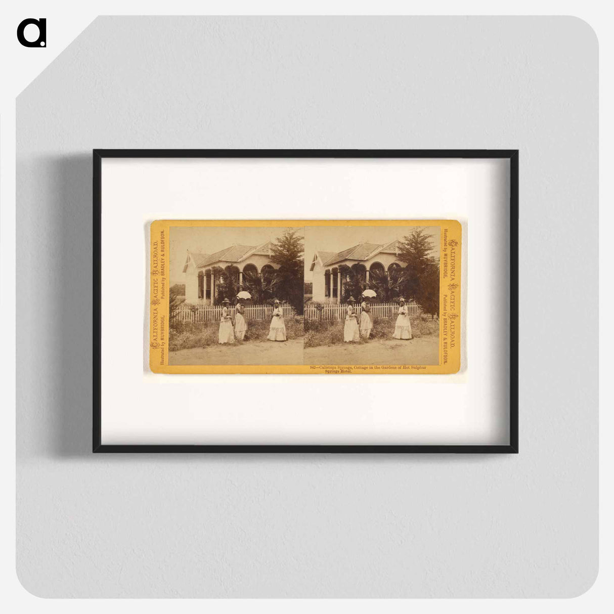 アートポスター-Calistoga Springs, Cottage in the Gardens of Hot Sulphur Springs Hotel
- エドワード マイブリッジ Poster.