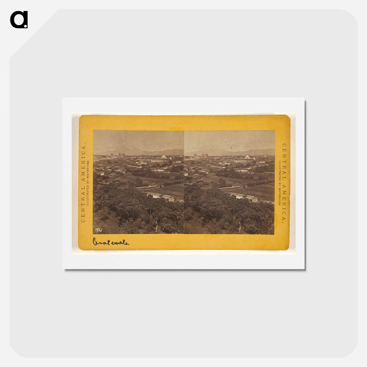 アートポストカード-Guatemala, from the Cerro del Carmen
- エドワード マイブリッジ Postcard.