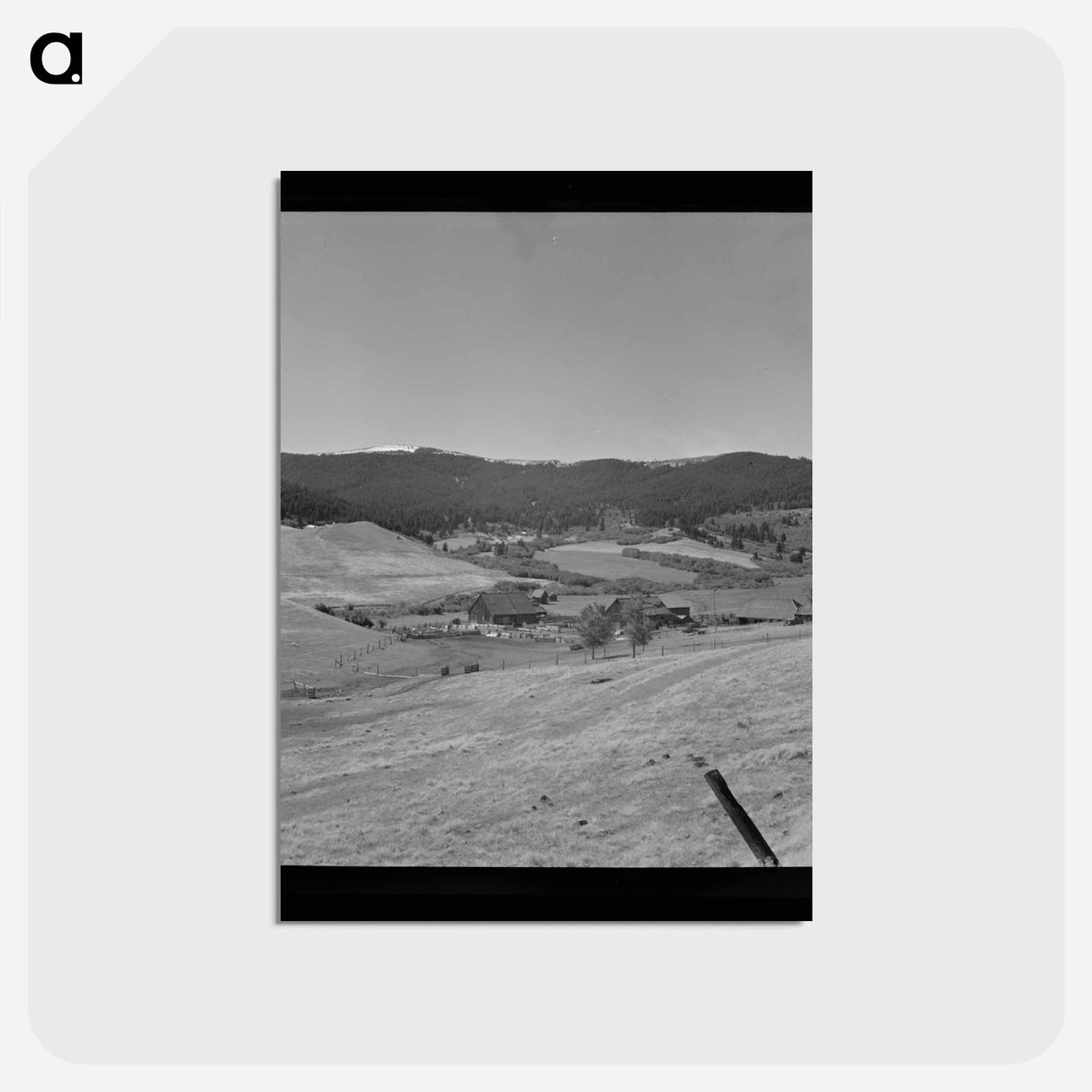 アートポストカード-Park County Cattle Ranch
- ラッセル リー Postcard.
