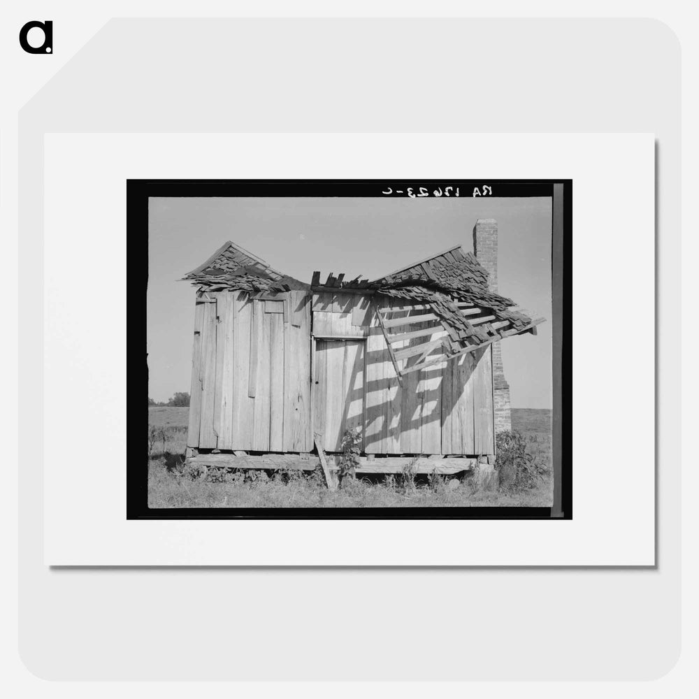 An abandoned tenant cabin of the Mississippi Delta - Dorothea Lange Poster.