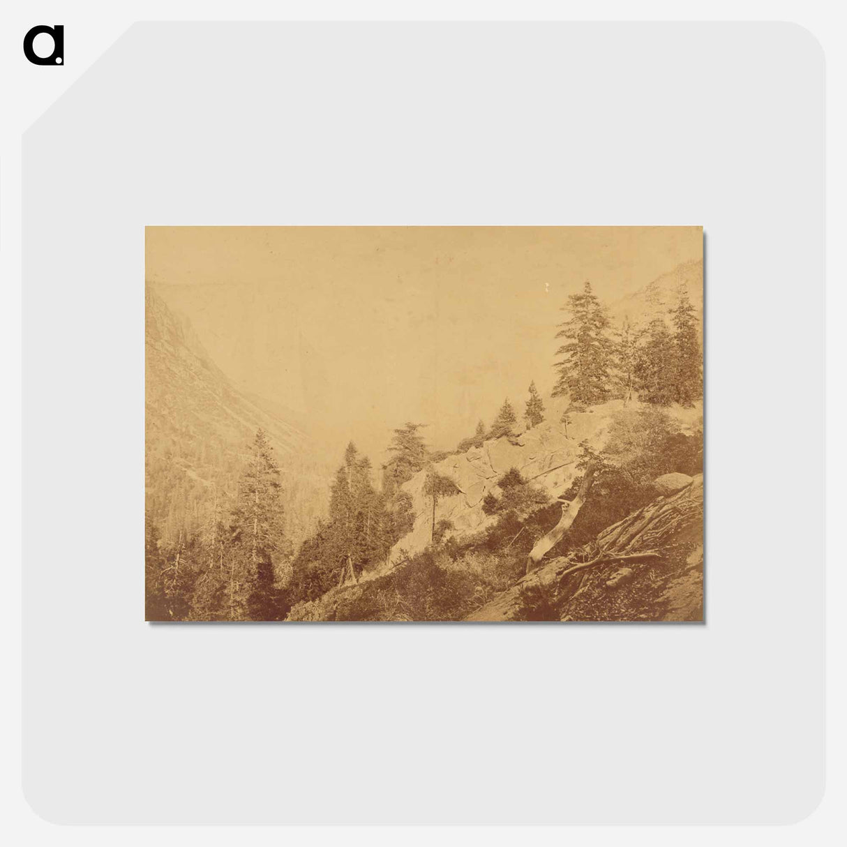 アートポストカード-Valley of the Yosemite, from Moonlight Rock
- エドワード マイブリッジ Postcard.