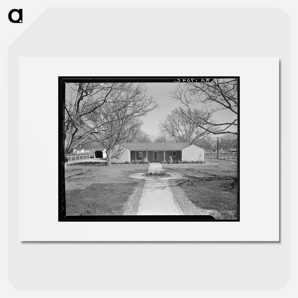 El Monte federal subsistence homesteads - Dorothea Lange Poster.