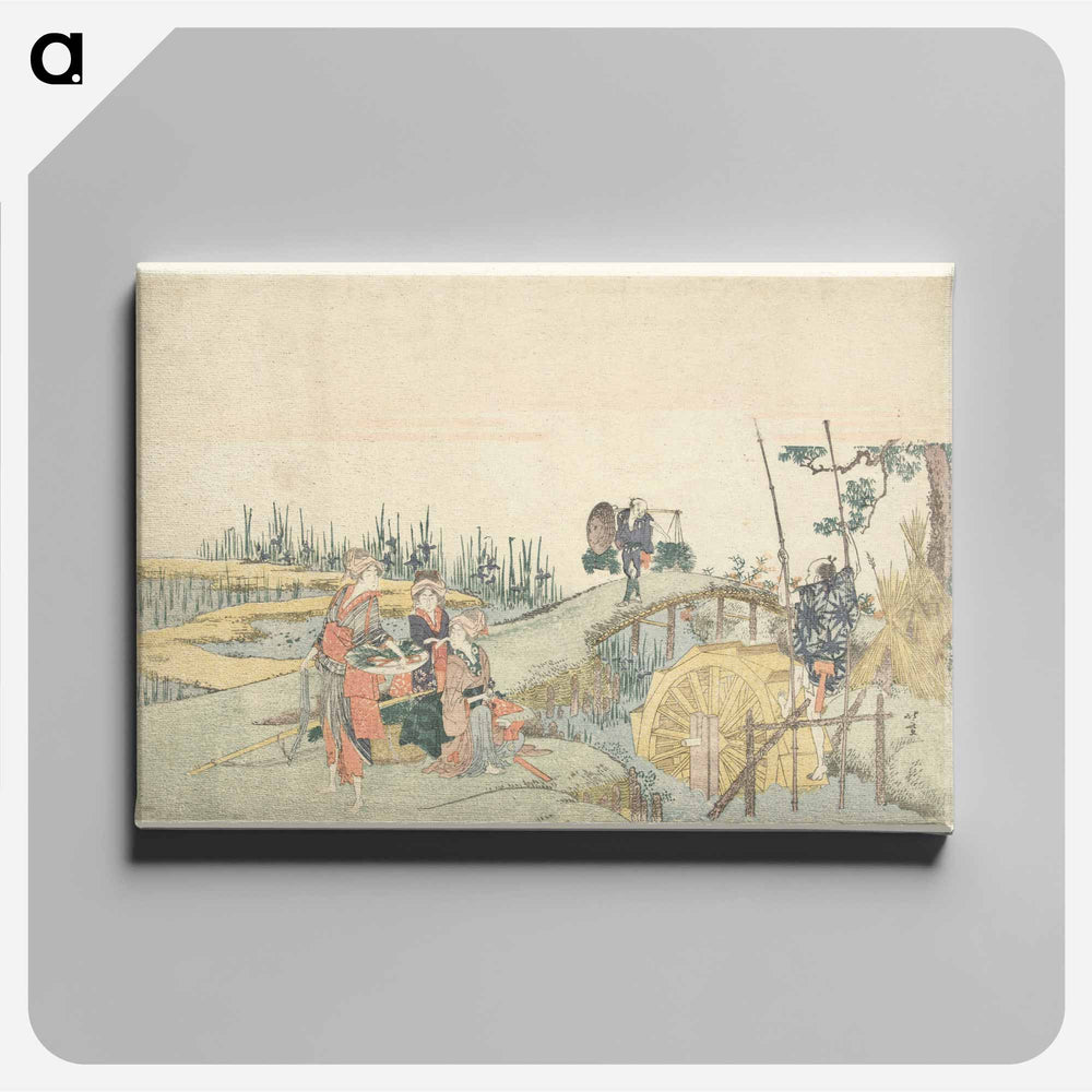 Planting Rice - 葛飾 北斎 Canvas.