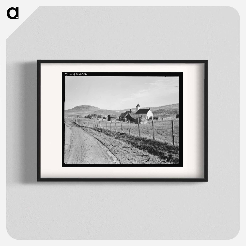 Entering Ola, Gem County, Idaho - Dorothea Lange Poster.