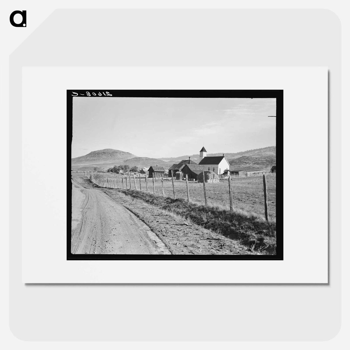 Entering Ola, Gem County, Idaho - Dorothea Lange Poster.