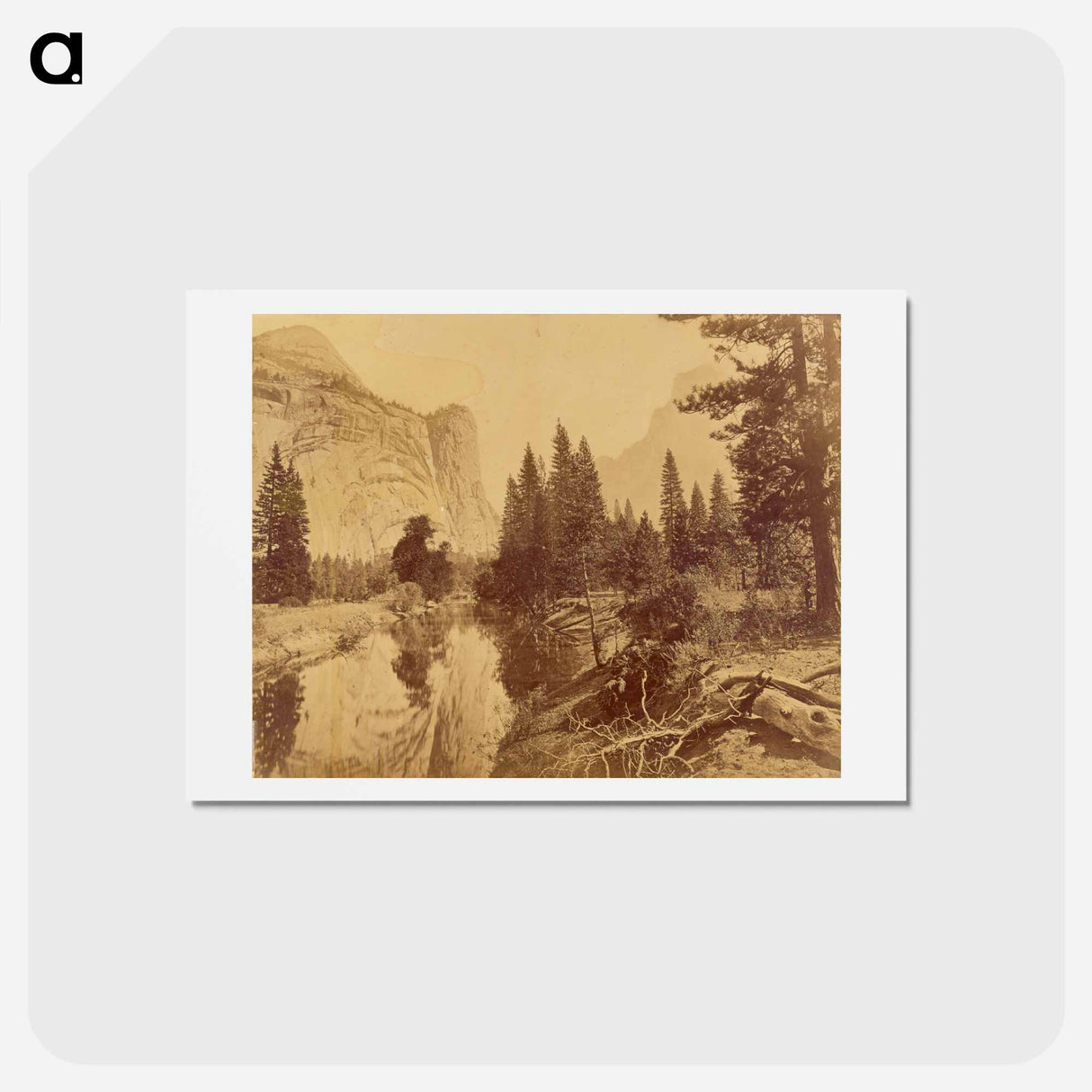 アートポストカード-Valley of the Yosemite
- エドワード マイブリッジ Postcard.