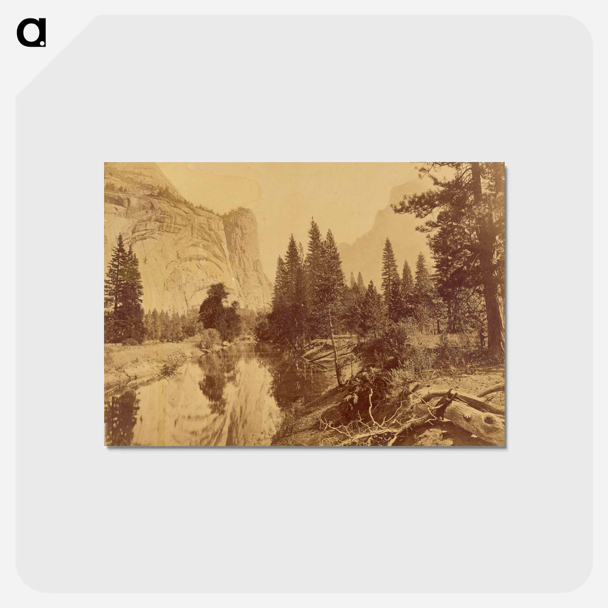アートポストカード-Valley of the Yosemite
- エドワード マイブリッジ Postcard.
