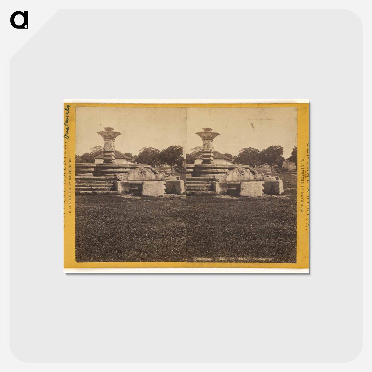 アートポストカード-Plaza of Yocotenango
- エドワード マイブリッジ Postcard.