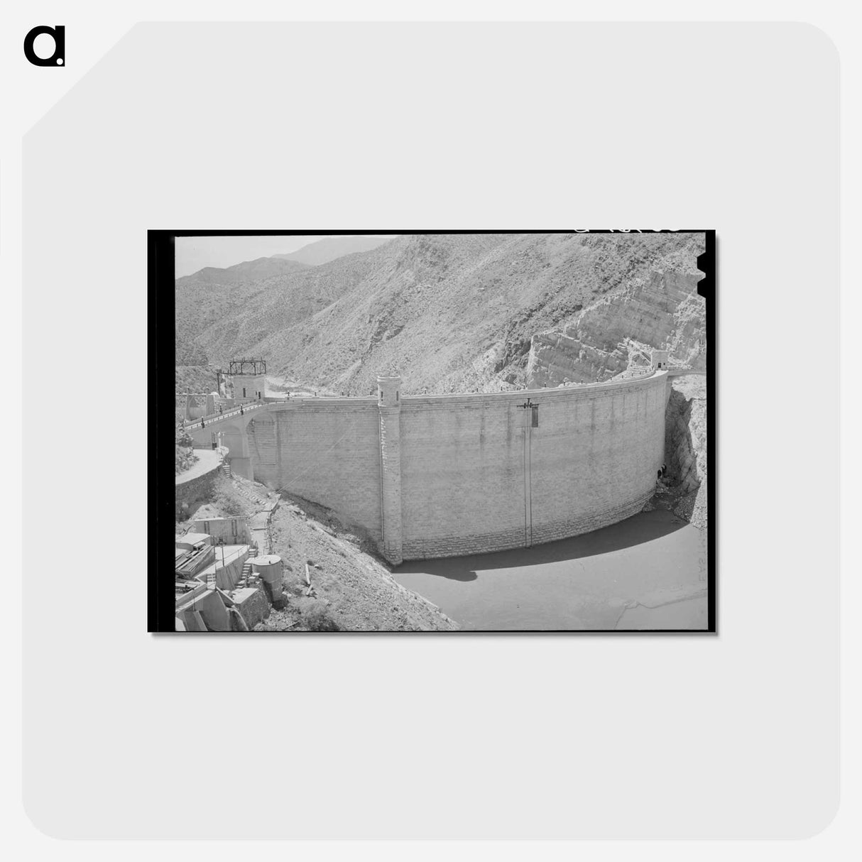 アートポストカード-Roosevelt Dam Drought
- ラッセル リー Postcard.