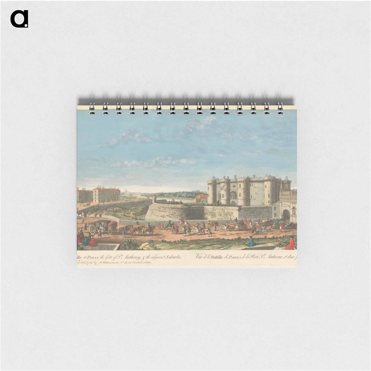 アートメモ帳-A View of the Bastille at Paris, the Gate of St. Anthony , & the adjacent Suburbs
- イェール大学アートギャラリー Memo.