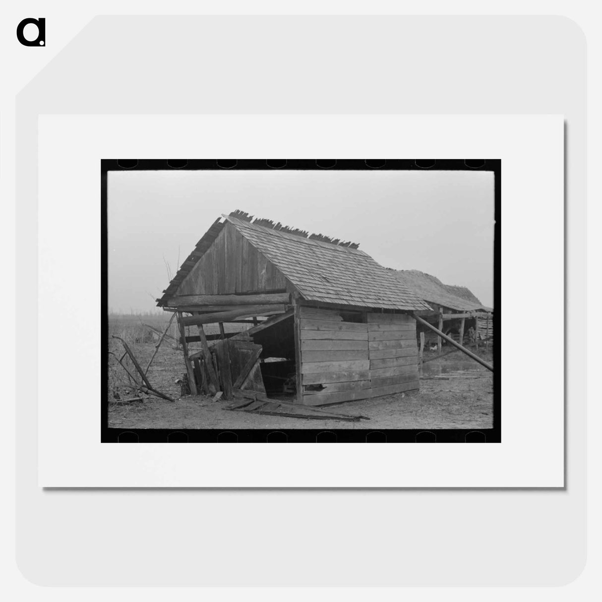 アートポスター-Barn of Sharecropper
- ラッセル リー Poster.